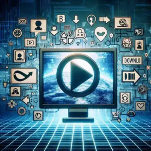 "Passo a passo para baixar vídeos do Facebook, incluindo capturas de tela do processo no computador e smartphone, ilustrando o guia completo sobre como fazer downloads de vídeos da plataforma."